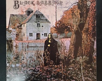 Black Sabbath - Self titled debut - Vintage Hard Rock Vinyl Lp Record - Ozzy Osbourne