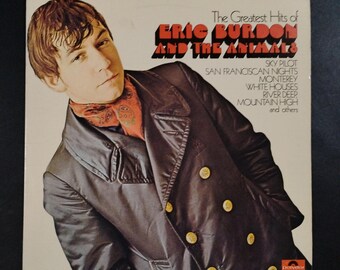 Eric Burdon and The Animals Greatest Hits / Original Vintage Vinyl Record & Cassette Tape Combo