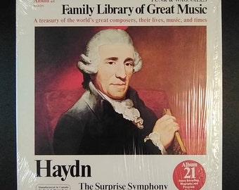 Haydn - Surprise Symphony ( No 94 )  and The Clock Symphony ( No 101 ) / Funk & Wagnalls Family Library of Great Music Album 21