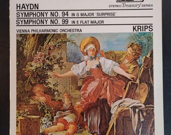 Haydn - Sinfonías n.° 94 (Sorpresa) y 99 - Filarmónica de Viena / Disco de vinilo estéreo de Londres