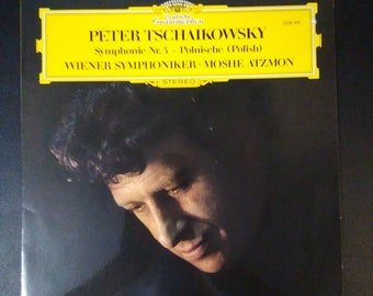 Tchaikovsky Symphony No 3 Polish -Moshe Atzmon Vienna Philharmonic / Deutsche Grammophon Stereo Vinyl Record