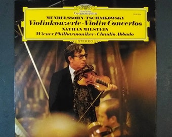 Mendelssohn & Tchaikovsky Violin Concertos -Nathan Milstein , violin / Claudio Abbado / Deutsche Grammophon 2530 359 Vinyl Record