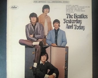 The Beatles  Yesterday and Today   Original Stereo  1966  Vinyl Record Audio Desk Ultrasonic Clean