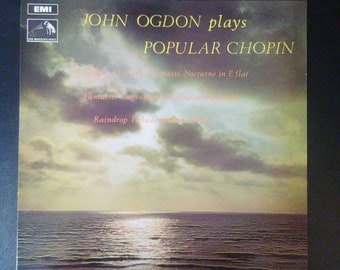 Chopin - John Ogdon plays Popular Chopin Polonaises, Valse , Etudes, Mazurkas / EMI HMV UK Pressing Vinyl Record