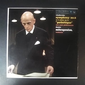 Tchaikovsky - Symphony No 6  &quot;Pathetique&quot; - Dimitri Mitropoulos and New York Philharmonic  /  Columbia 6:Eye Labels ML 5235
