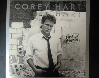 Corey Hart - First Offense - Original  1983 Vinyl Record with Inner Sleeve / Sunglasses At Night / It Ain't Enough
