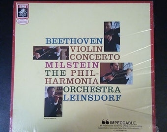 Beethoven Violin Concerto in D Major - Nathan Milstein, violin / EMI Angel Digital Remaster Vinyl Record