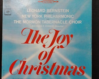 The Joy of Christmas - Leonard Bernstein and New York Philharmonic / 2 Eye Columbia Masterworks  Vinyl Record