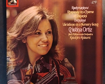 Rachmaninoff - Rhapsody on a Theme of Paganini - Cristina Ortiz /  Vintage EMI HMV Vinyl Record