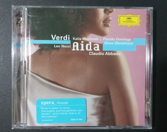 CD - Verdi - Aida ( Complete Opera ) Placido Domingo - Claudio Abbado / 2 Compact Disc Set Deutsche Grammophon