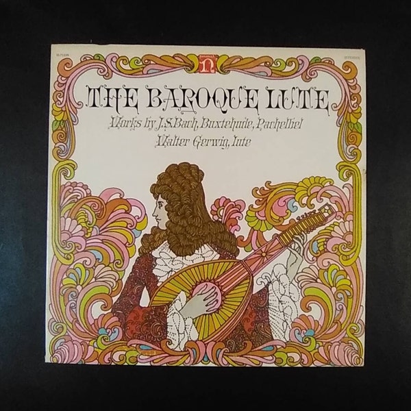 The Baroque Lute - Works by J S Bach, Buxtehude, Pachellbel - Walter Gerwig, Lute / Vinyl Record Stereo