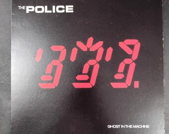 The Police - Ghost In The Machine / Disque vinyle vintage des années 1980