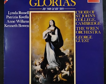 Vivaldi -  Gloria   - UK Pressing Decca Argo Stereo Vinyl LP Record Classical Music Christmas Gift