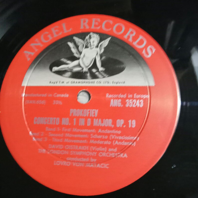 Bruch Violin Concerto No 1 & Prokofiev Violin Concerto No 1 David