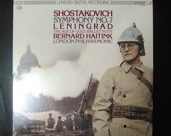 Shostakovich - Symphony No 7 Leningrad - The Age of Gold Ballet Suite - Bernard Haitink - London Philharmonic / Digital Vinyl LP Record