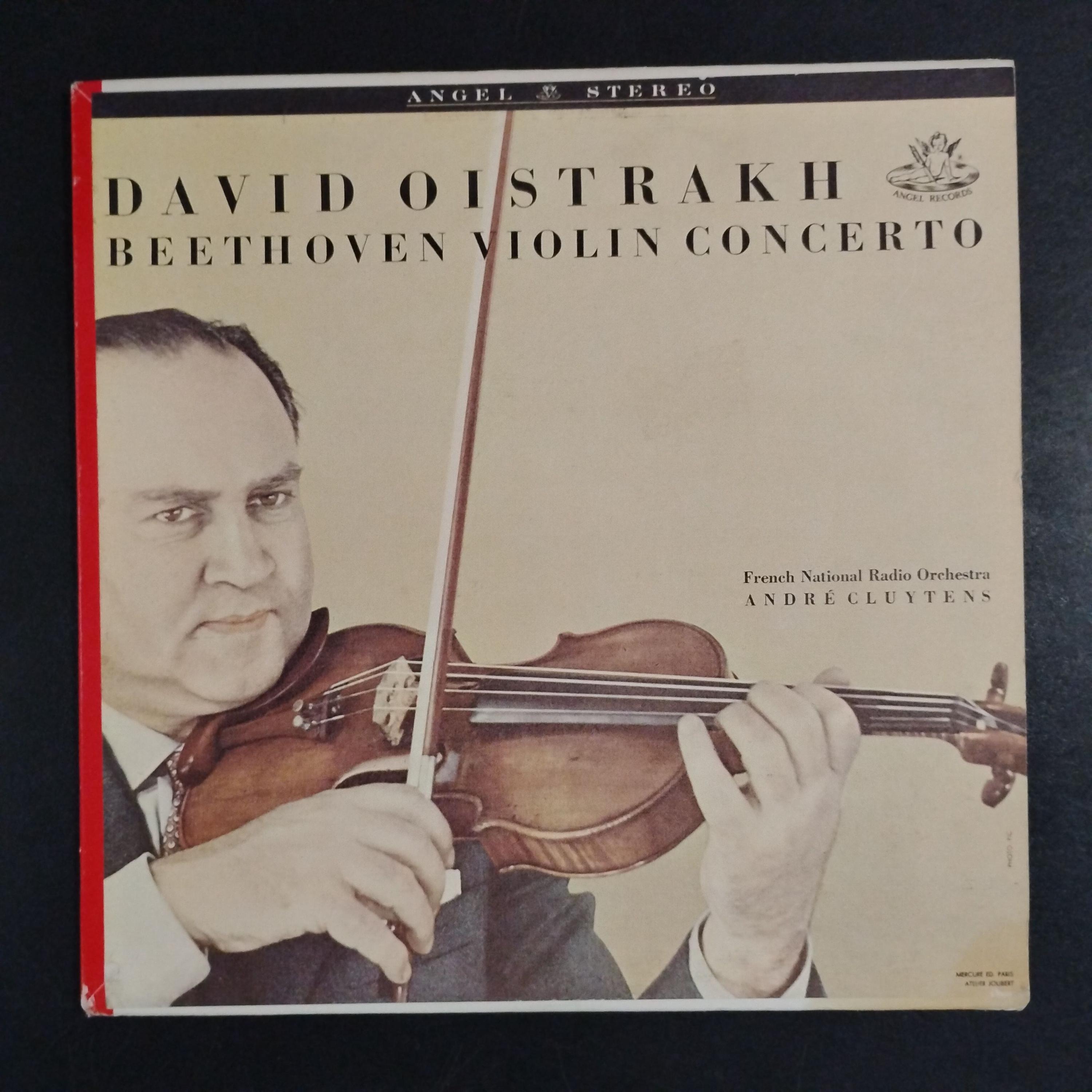 Beethoven - Violin Concerto - David Oistrakh, violin / Andre Cluytens / Vintage Stereo Vinyl Record