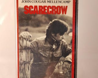 Tape - John Mellencamp - Scarecrow / Classic 80s  Rock / Vintage Cassette Tape Type 1 Dolby 1985