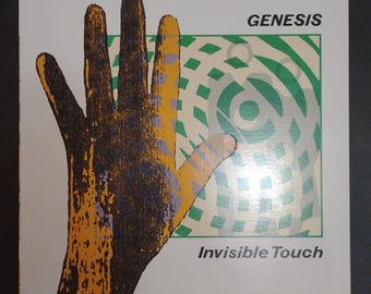 Genesis - Invisible Touch / 80s Synth Pop Vinyl Record  Album