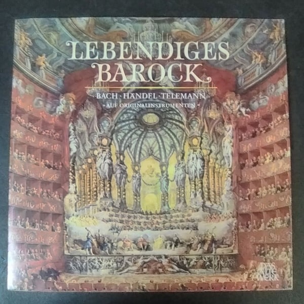 Lebendiges Barock - Bach - Handel - Telemann - Aud Iriginalinstrumenten /   Telefunken Das Alte Werk Stereo