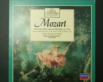 Mozart - Eine Kleine Nachtmusik k 525 /  Vienna Mozart Ensemble /  Decca UK Vinyl Record