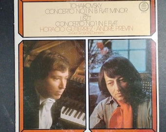 Tchaikovsky -Piano Concerto no 1 & Liszt - Concerto no 1 - Horacio Gutierrez -- Andre Previn / Angel Vinyl Record