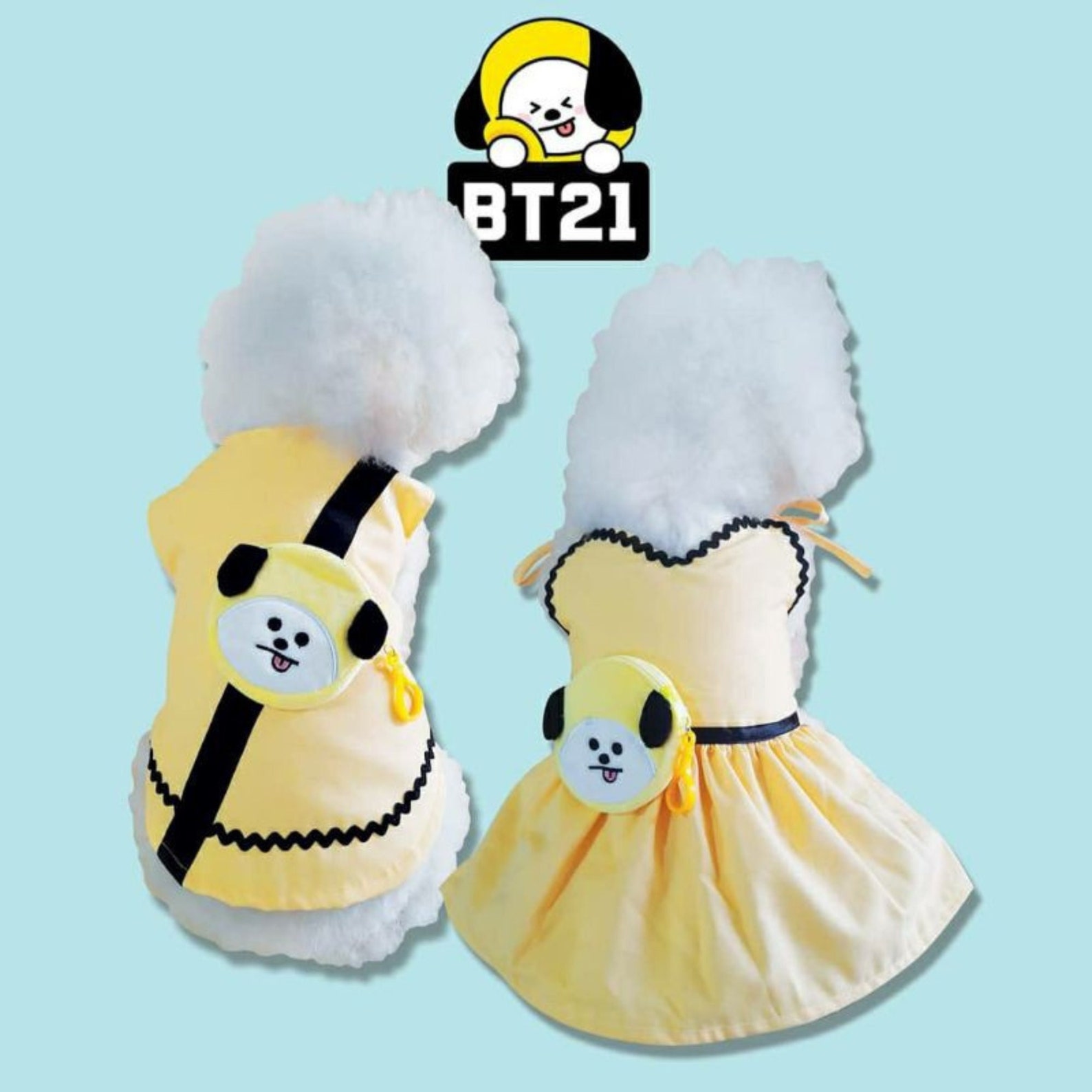 BT21 Dog Clothes Chimmy Dress Cat Halloween Costume With Small Etsy India