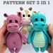 see more listings in the CROCHET PATTERN SET section