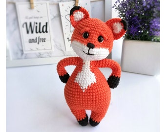 Crochet Fox Pattern | Amigurumi Fox toy | English Crochet Toy PDF Pattern