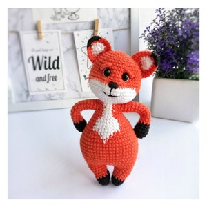 Crochet Fox Amigurumi Pattern: Toy PDF Tutorial (English)