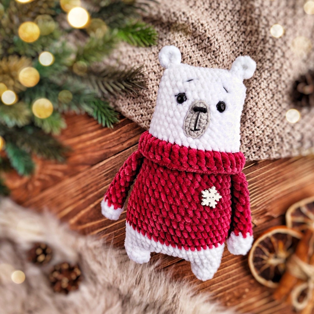 Crochet teddy bear sweater pattern deals