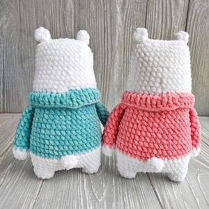Bear in sweater CROCHET PATTERN / Amigurumi teddy bear PDF English pattern image 8