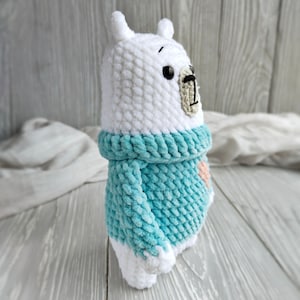 Bear in sweater CROCHET PATTERN / Amigurumi teddy bear PDF English pattern image 5