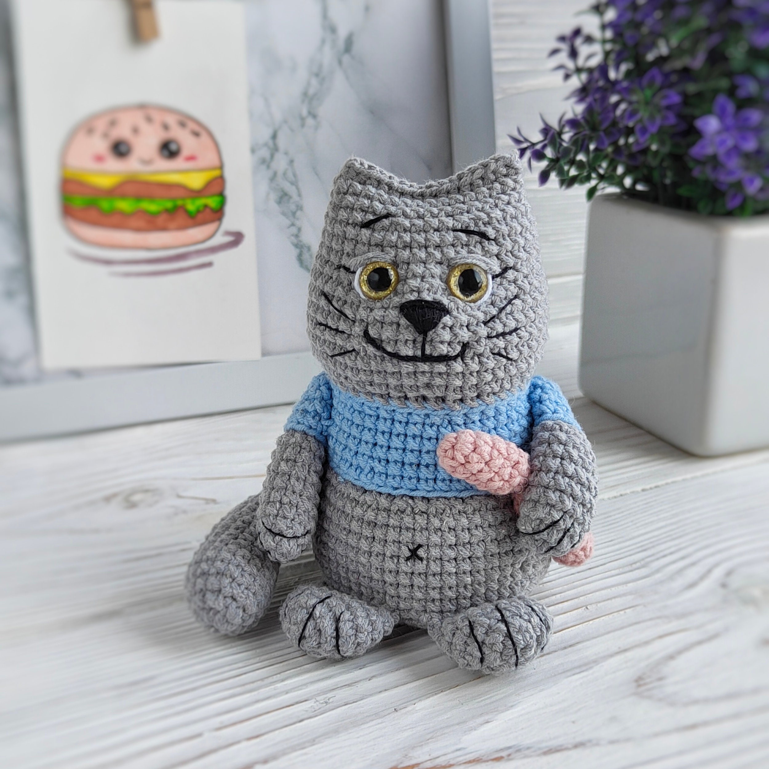 Fat Cat CROCHET PATTERN / Amigurumi Cats PDF English Pattern / Etsy