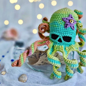 Creepy Octopus CROCHET PATTERN / Crochet Kraken PDF English pattern / Octopus amigurumi pattern image 3