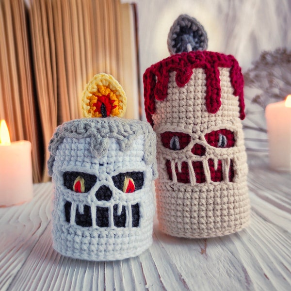 Gehaakt kaarspatroon Halloween: griezelige amigurumi-decoratie (pdf-bestand)