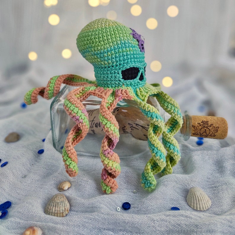 Creepy Octopus CROCHET PATTERN / Crochet Kraken PDF English pattern / Octopus amigurumi pattern image 7