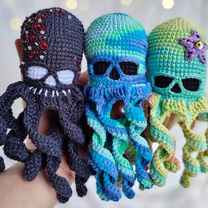 Creepy Octopus CROCHET PATTERN / Crochet Kraken PDF English pattern / Octopus amigurumi pattern image 2