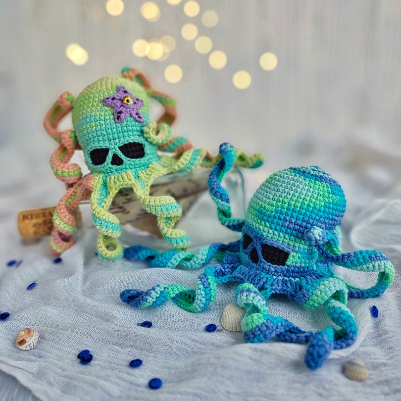 Creepy Octopus CROCHET PATTERN / Crochet Kraken PDF English pattern / Octopus amigurumi pattern image 4