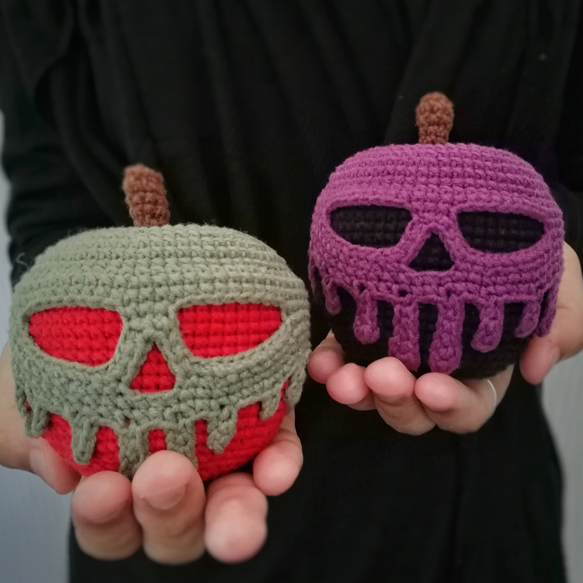 Poisoned Apple Crochet Pattern / Amigurumi Apple PDF English - Etsy
