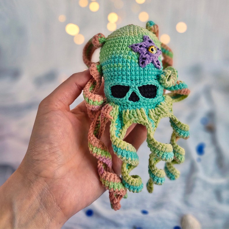 Creepy Octopus CROCHET PATTERN / Crochet Kraken PDF English pattern / Octopus amigurumi pattern image 6