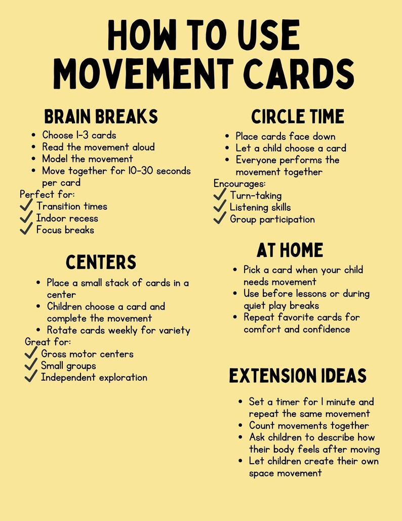 Transportation Movement Cards | Preschool Gross Motor Skills (PDF Download) image 3