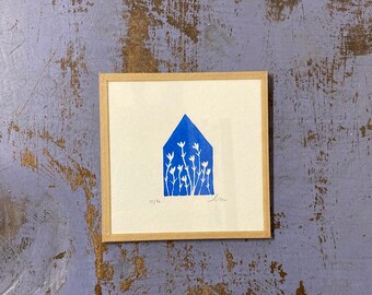 Linocut “Home”