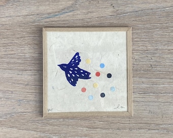 Linocut print "Confetti"