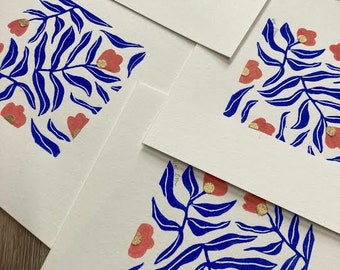 Linocut "Wallpaper"