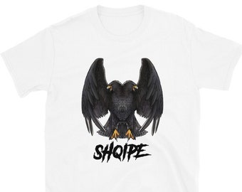 SHQIPE Savage + Double Headed Eagle Unisex Adult T-Shirt, SHQIPE Shirt, Albanian Eagle, Albanian, Albanian Clothing