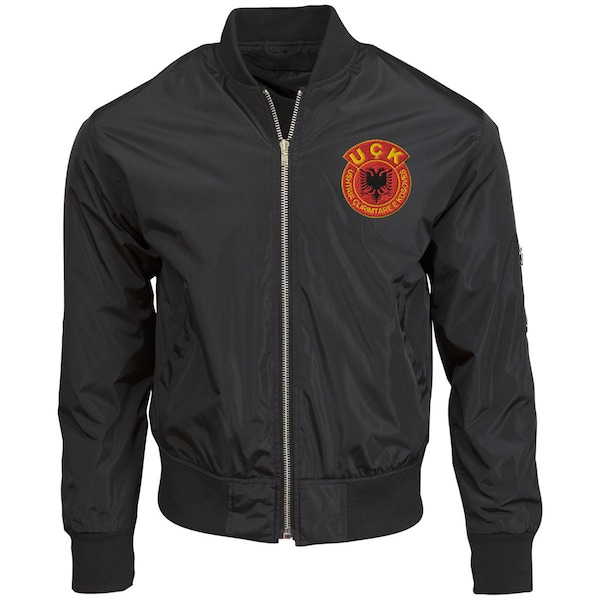 UÇK Emblem Embroidered Bomber Jacket, UCK Jacket, Ushtria Çlirimtare e Kosovës, Albanian Jacket, KLA Jacket, Kosovo Liberation Army