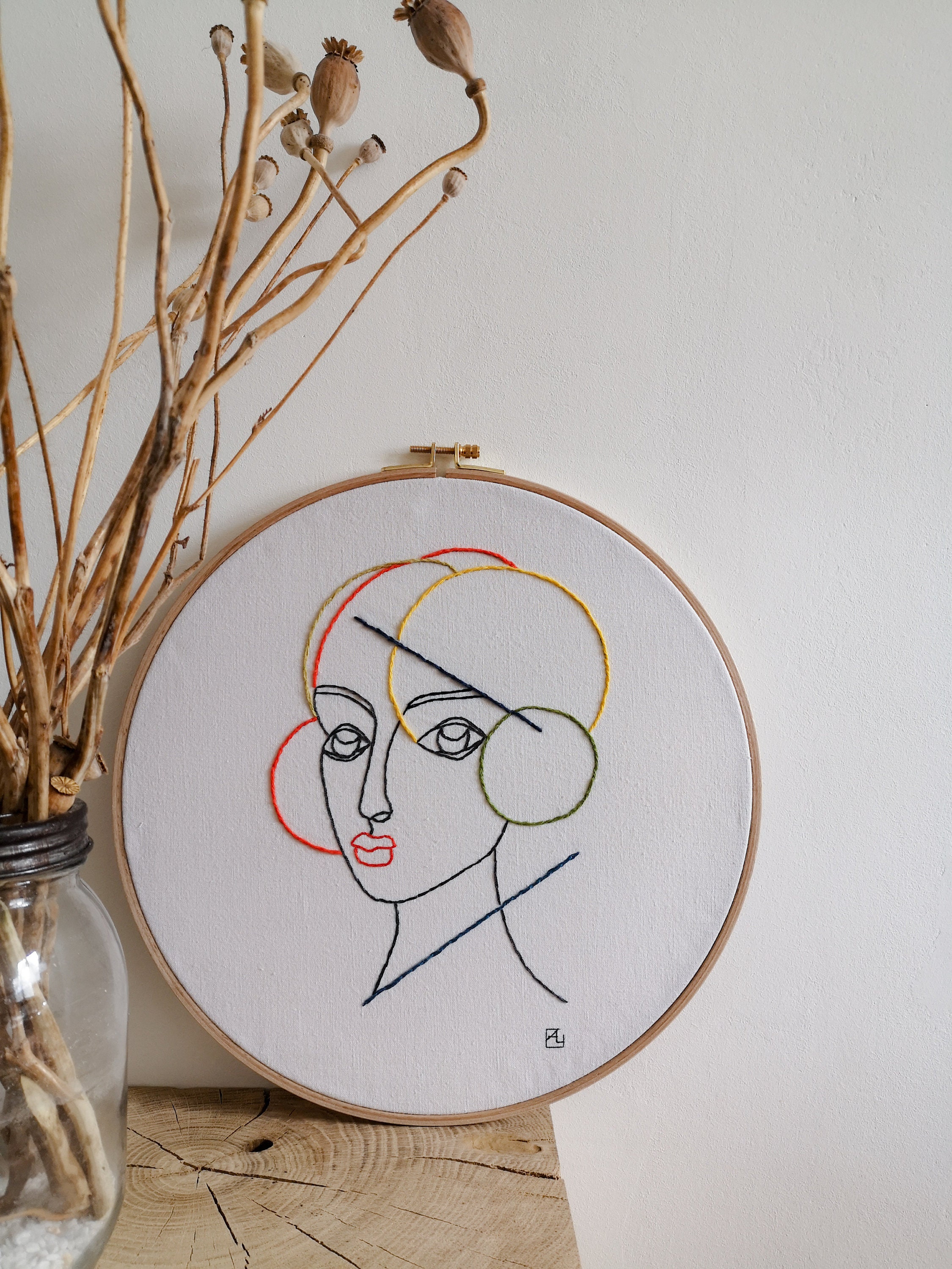 Métropolis - Broderie Hoop Art