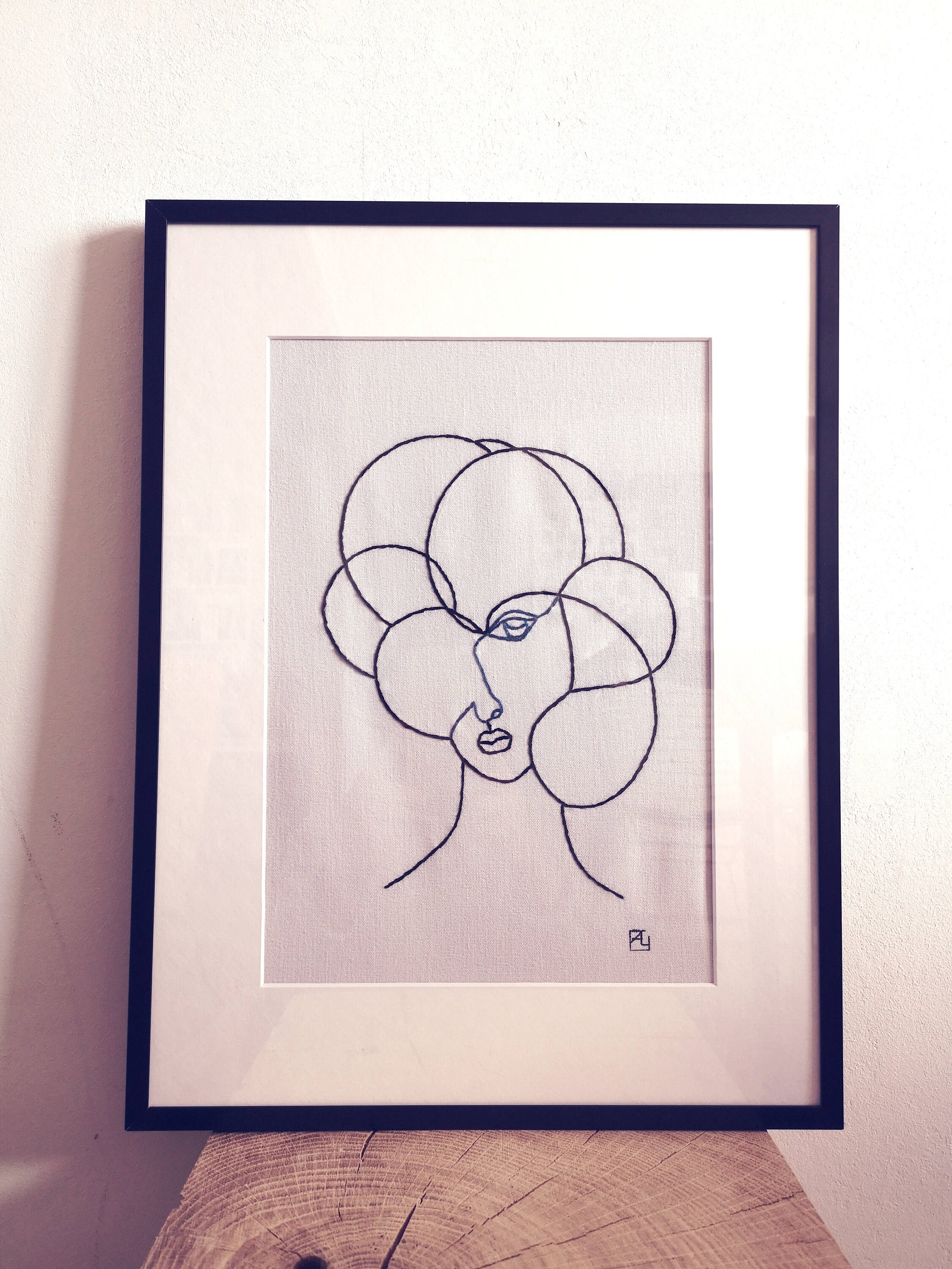 Insomnia - Broderie Encadrée 30x40