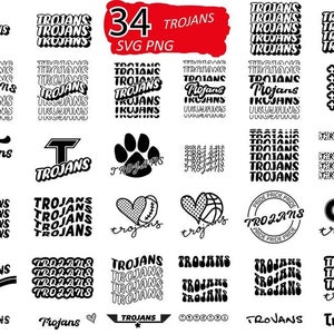 Trojans In T letter Design Png, Svg Files For Cricut, Svg For Shirts, Sublimation Png, Mom Svg