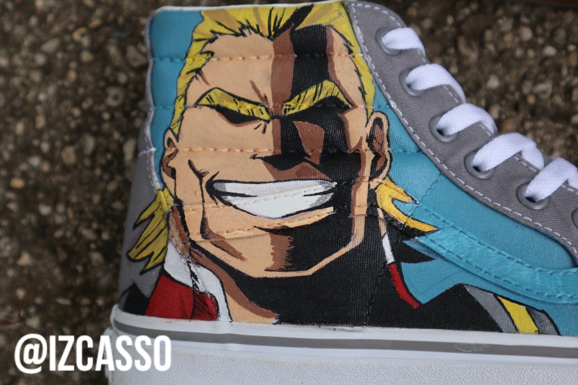 my hero academia custom vans
